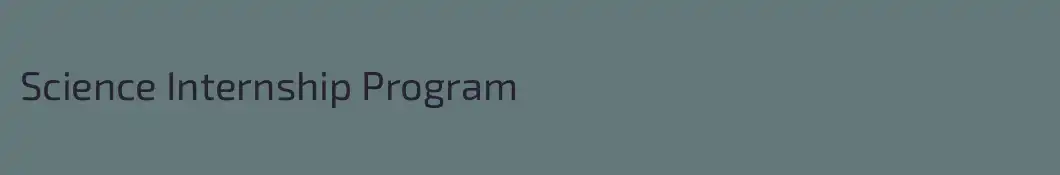 Science Internship Program